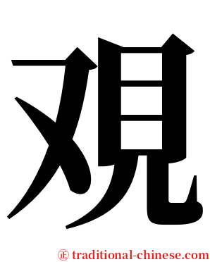 覌 serif font