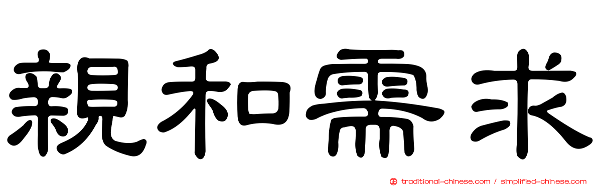 親和需求