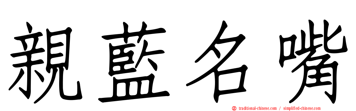 親藍名嘴