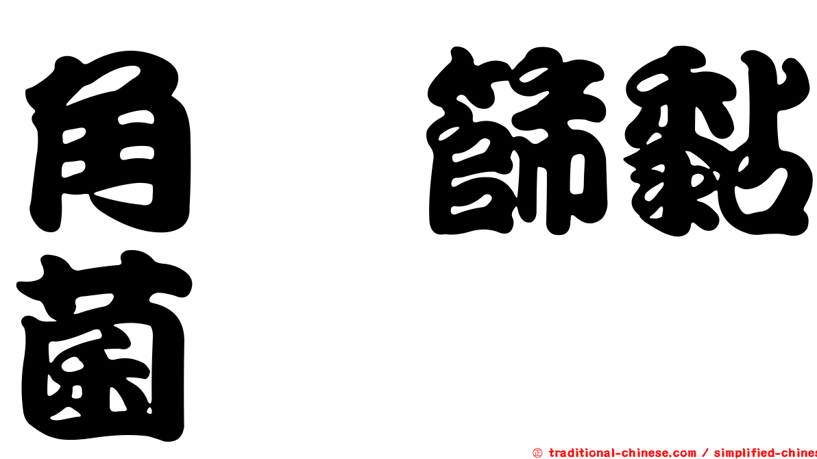 角孢篩黏菌