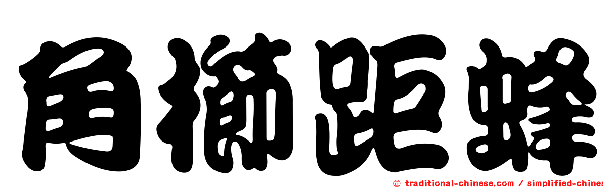 角櫛距蜂