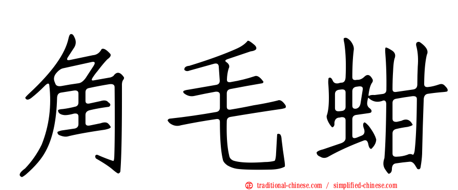 角毛蚶