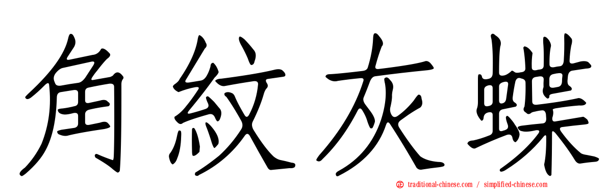 角紋灰蝶