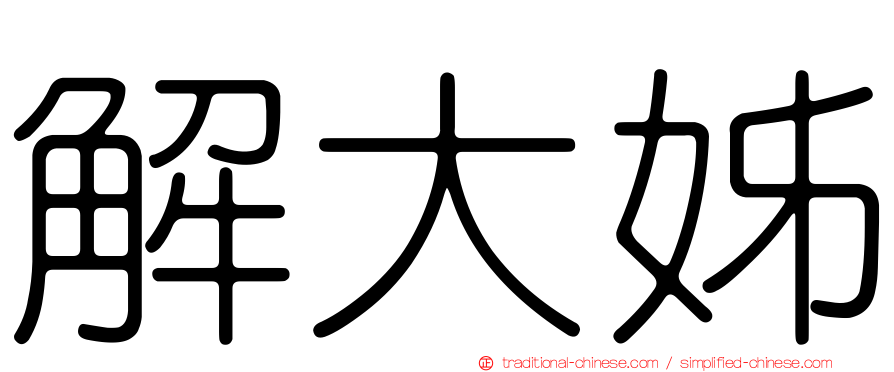 解大姊