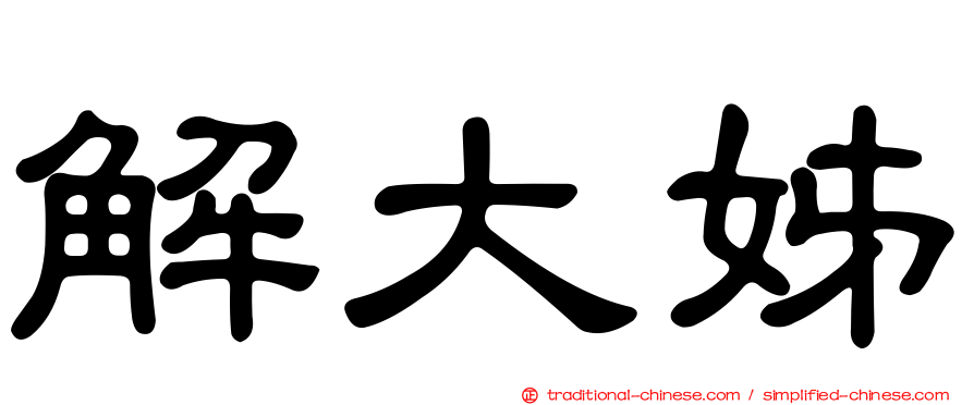 解大姊