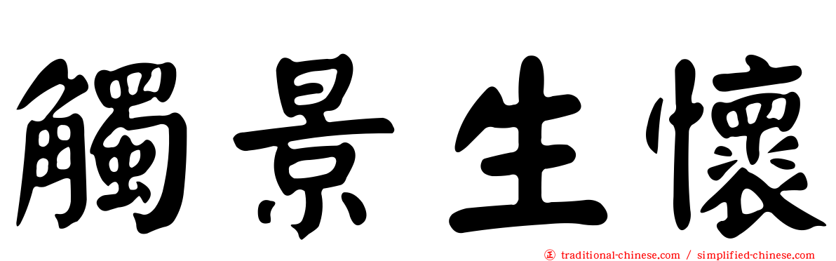 觸景生懷