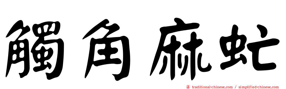 觸角麻虻