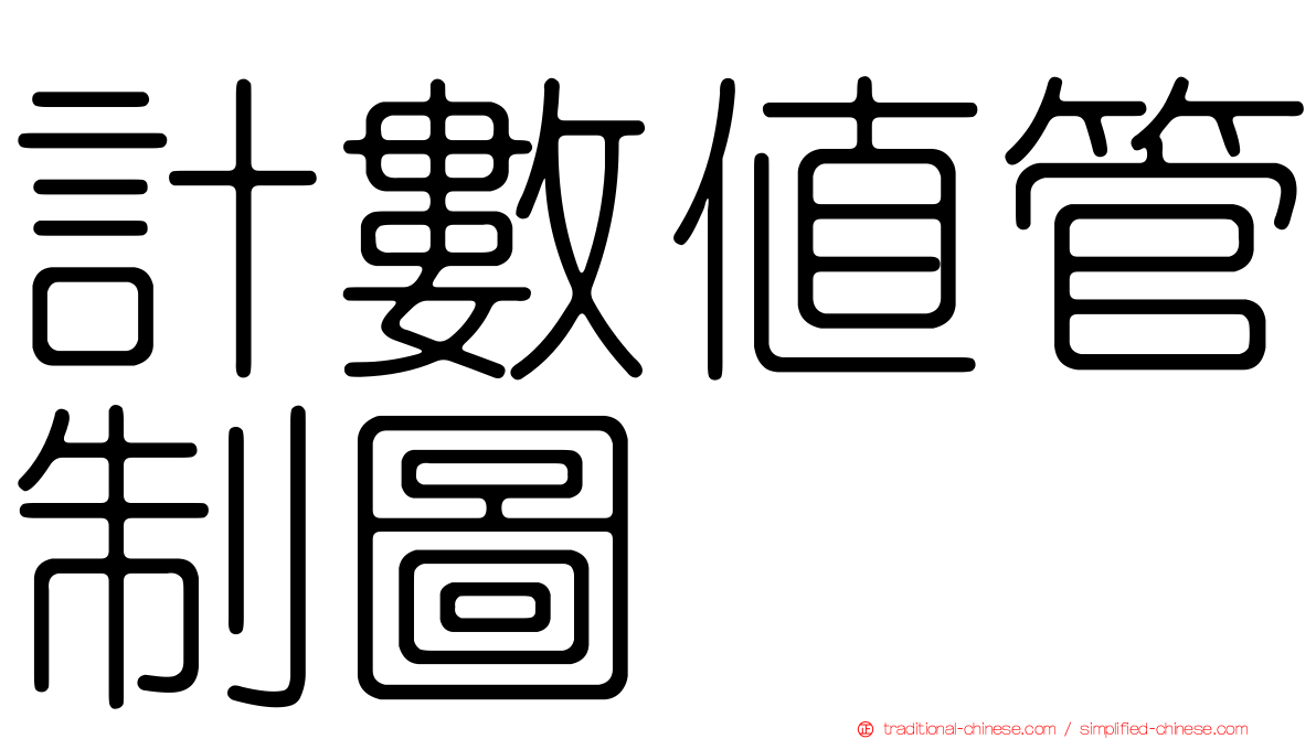 計數值管制圖