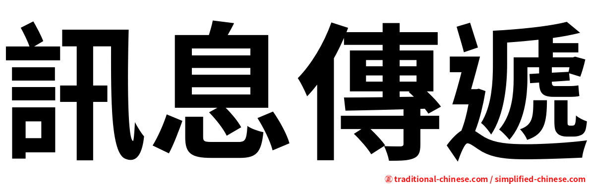 訊息傳遞