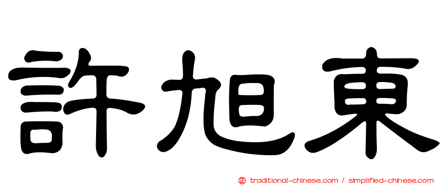 許旭東