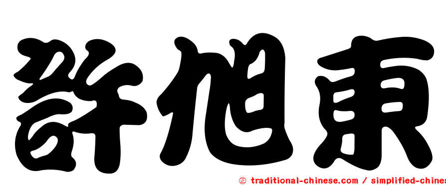 許旭東
