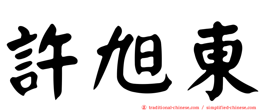 許旭東