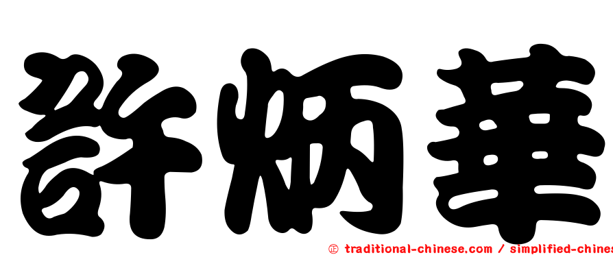 許炳華