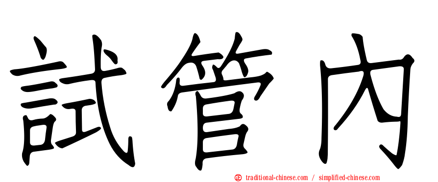 試管內