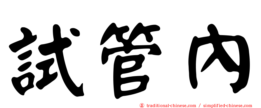 試管內
