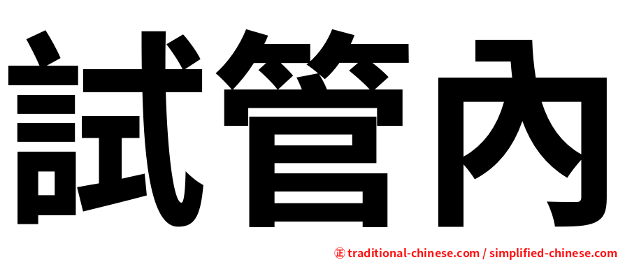試管內