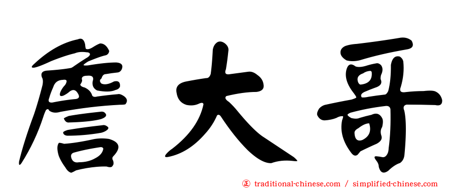 詹大哥