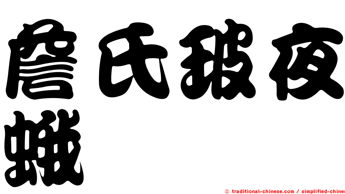 詹氏玻夜蛾