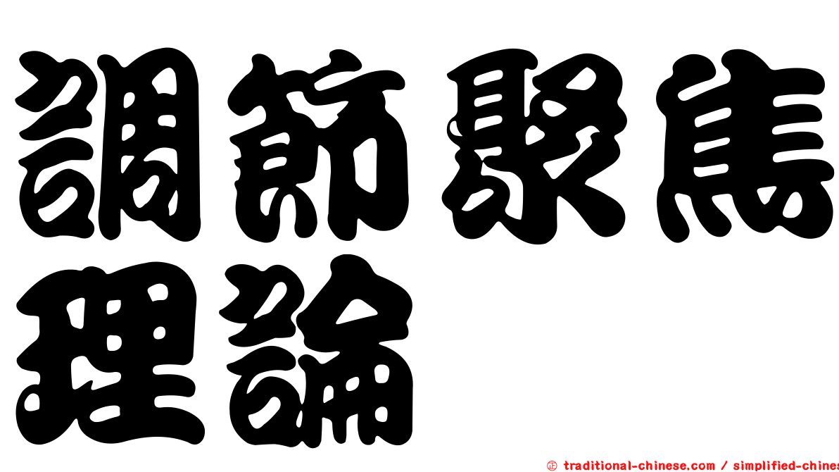調節聚焦理論