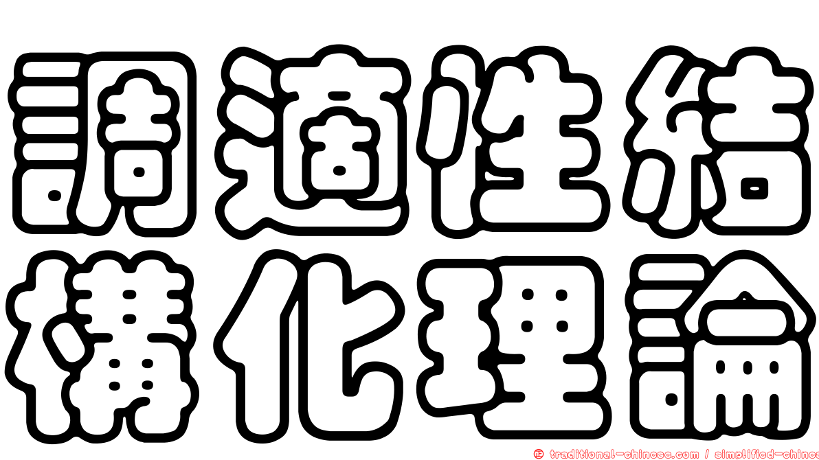 調適性結構化理論
