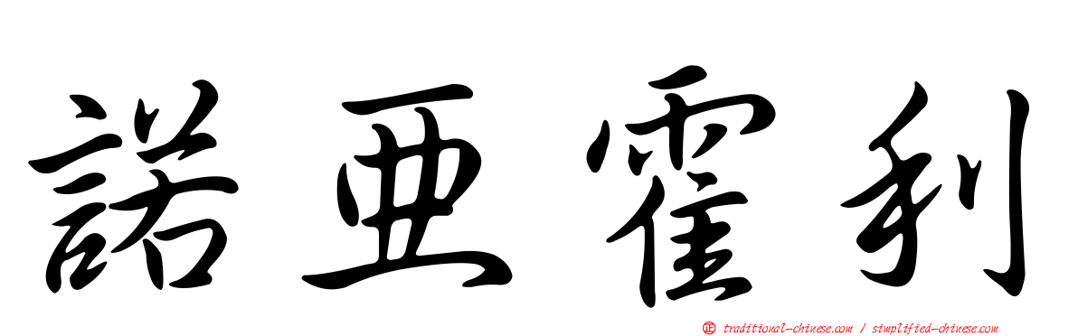 諾亞霍利