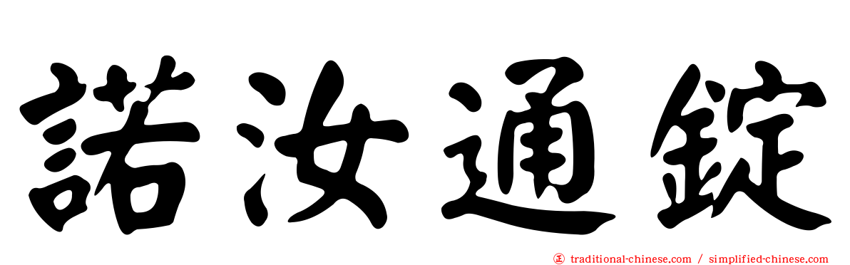 諾汝通錠