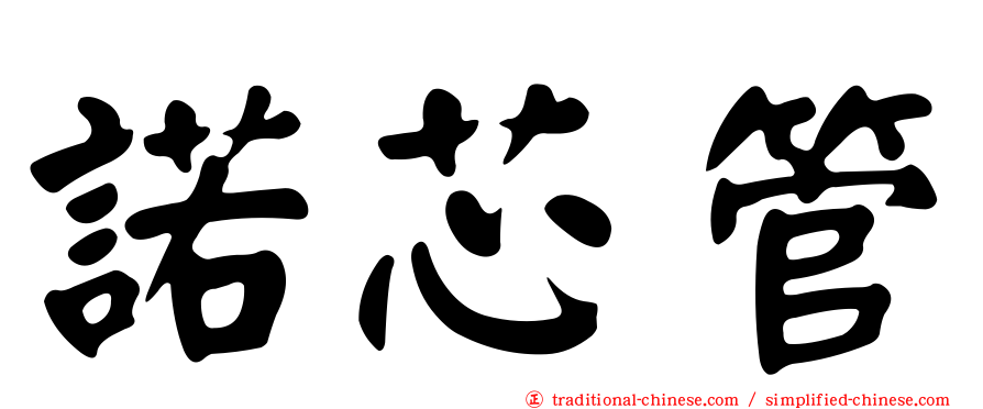諾芯管