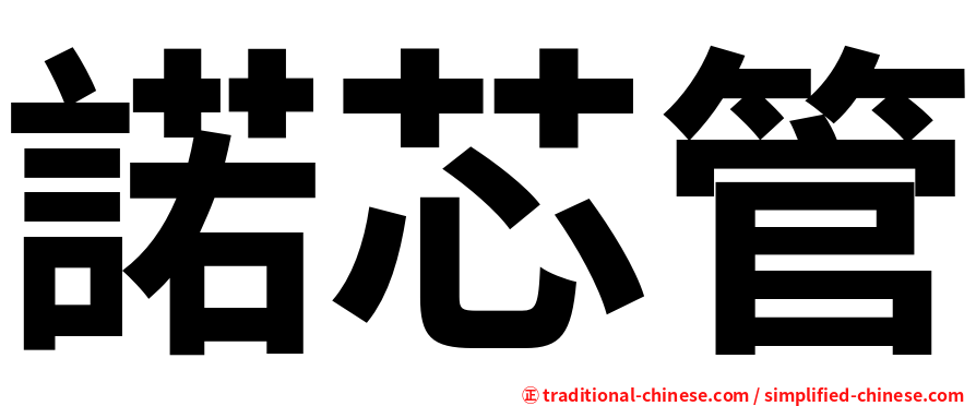 諾芯管