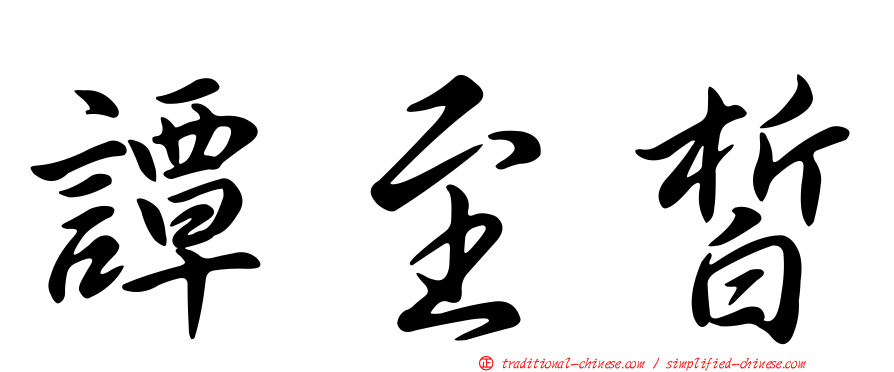 譚至皙