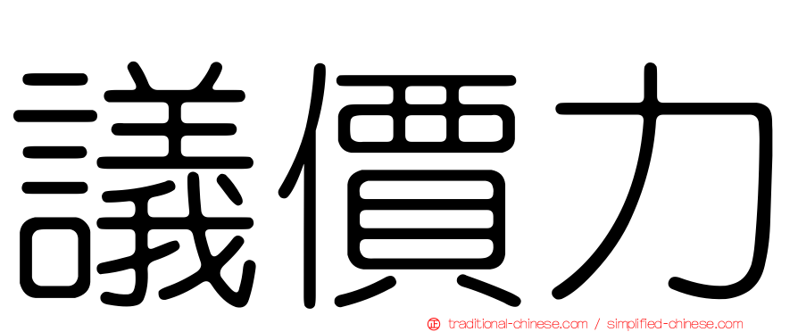 議價力