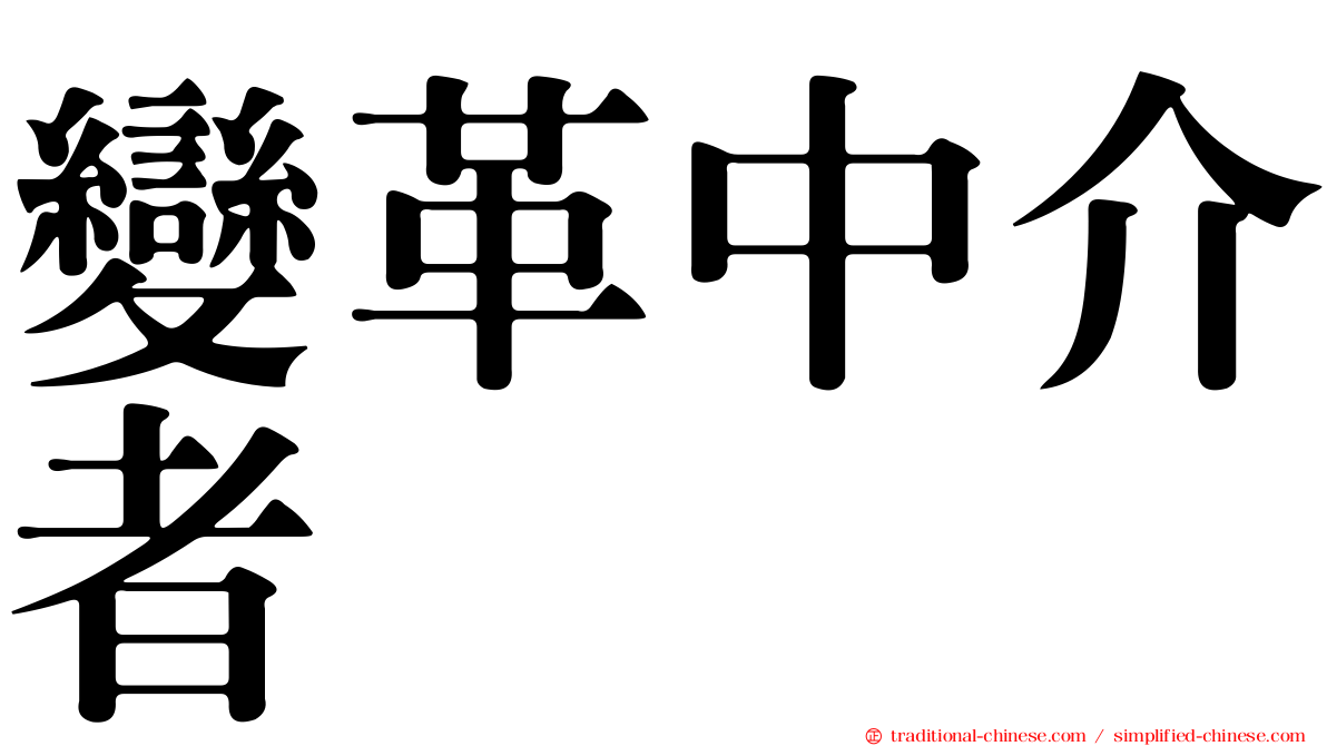 變革中介者