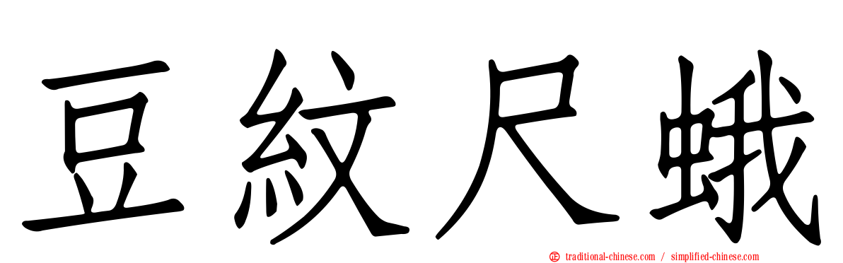 豆紋尺蛾