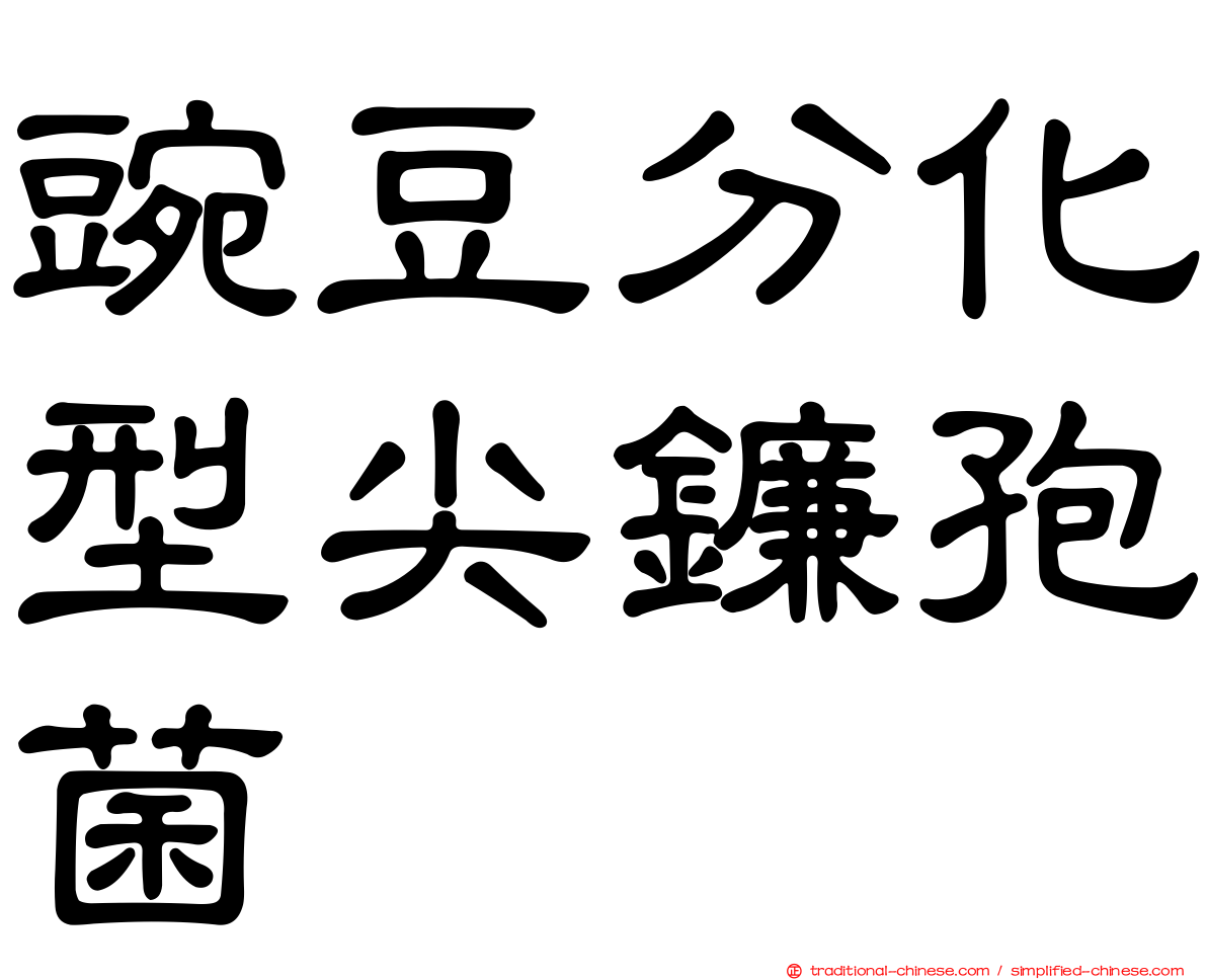 豌豆分化型尖鐮孢菌