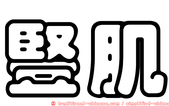 豎肌