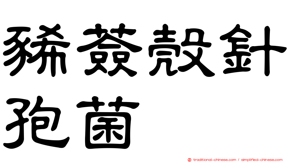 豨薟殼針孢菌