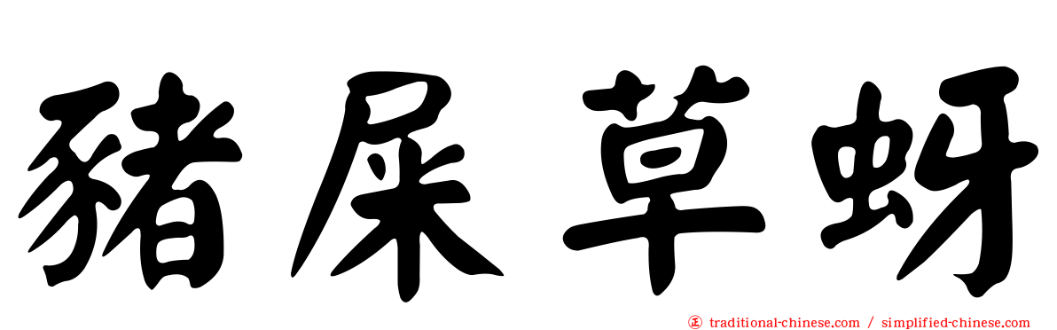 豬屎草蚜
