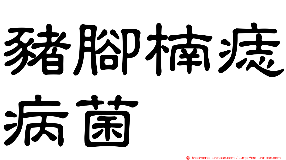 豬腳楠痣病菌