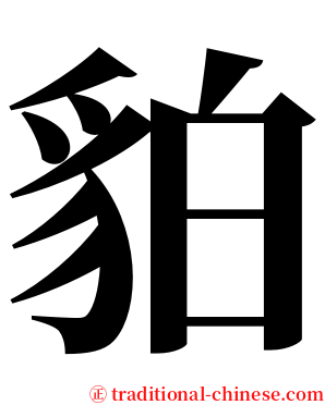 貃 serif font