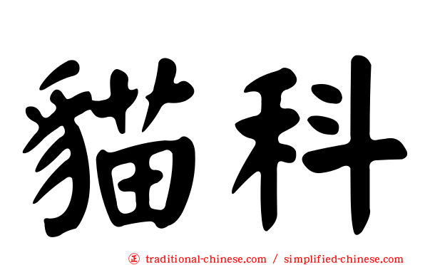 貓科
