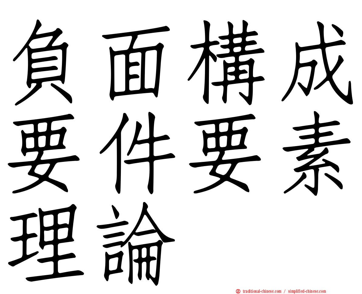 負面構成要件要素理論