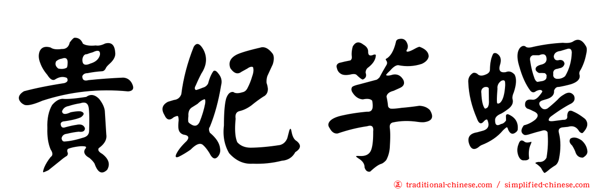 貴妃芋螺