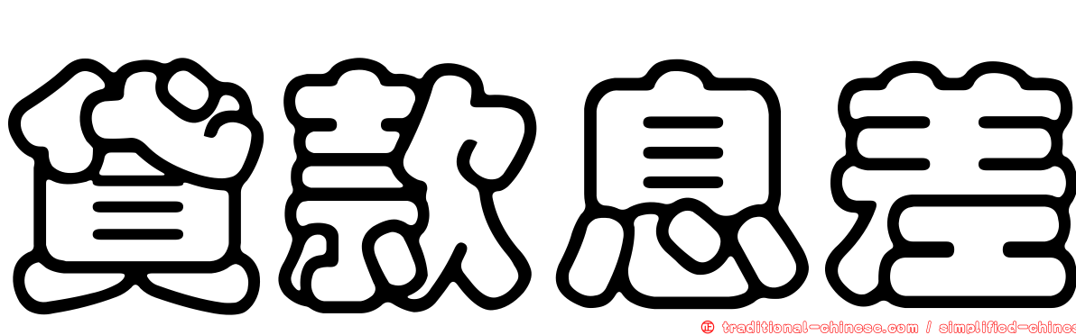 貸款息差