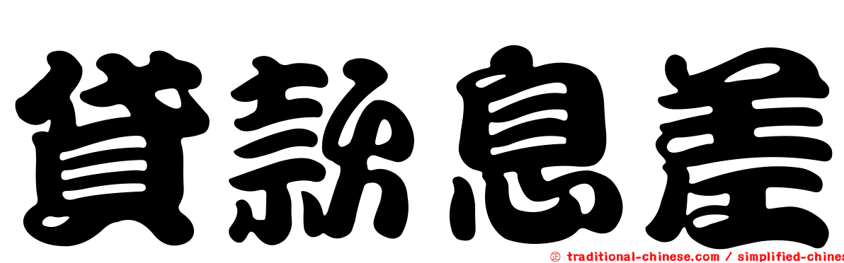 貸款息差