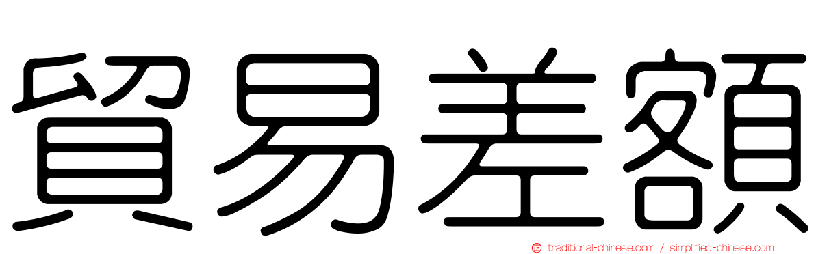 貿易差額