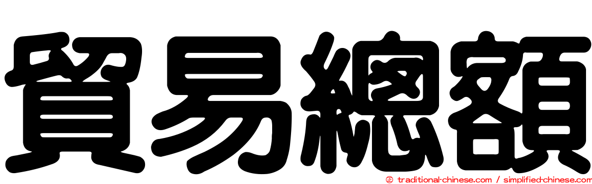 貿易總額