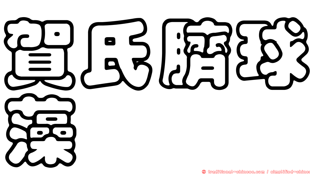 賀氏臍球藻