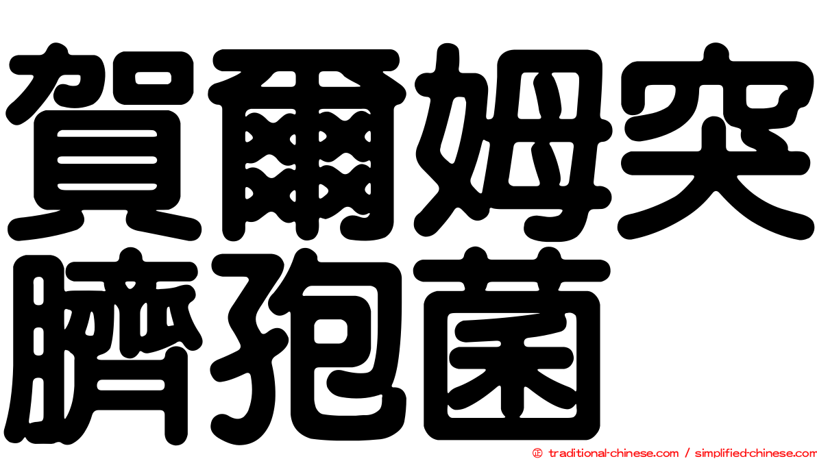 賀爾姆突臍孢菌