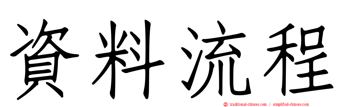 資料流程