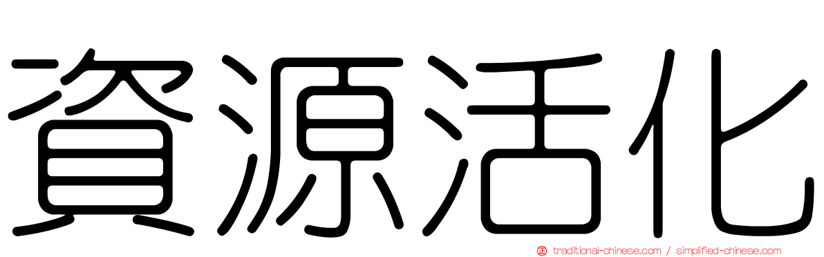 資源活化
