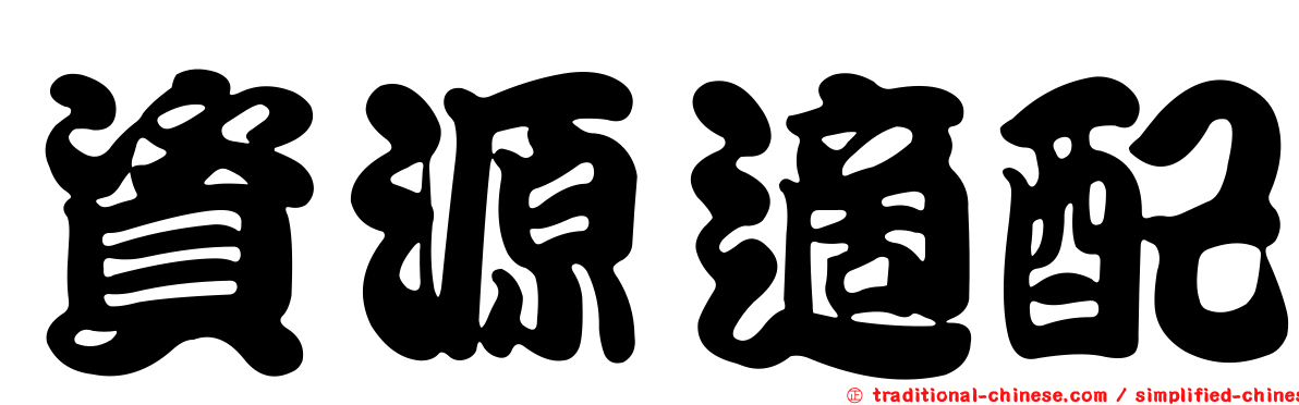 資源適配